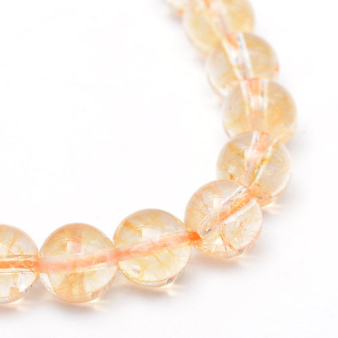 Citrine Round Beads 10mm